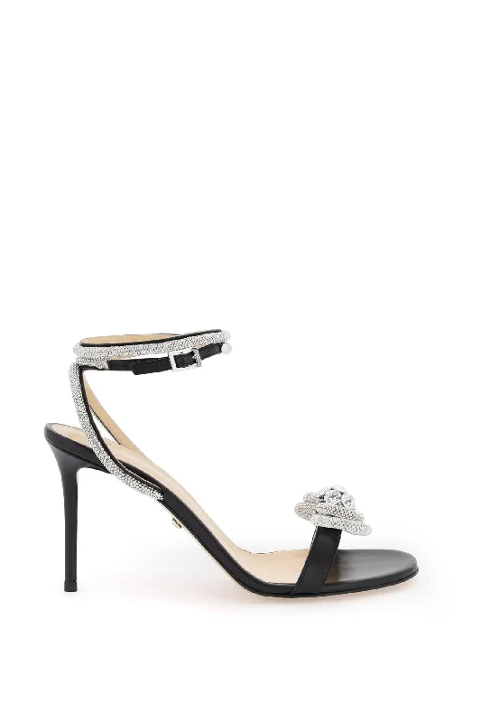 MACH E MACH leather sandals with crystals Ivy League Loafer Look 