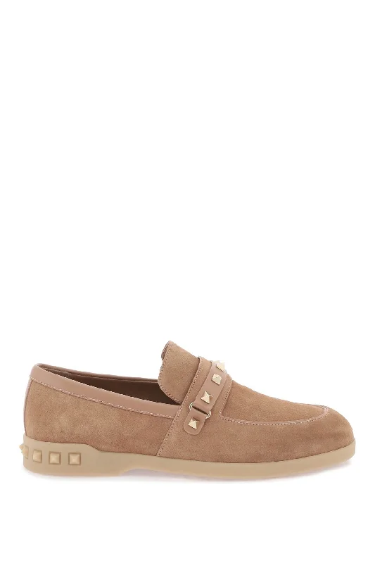 VALENTINO GARAVANI "leisure flows suede Victorian - Era Boot Style  
