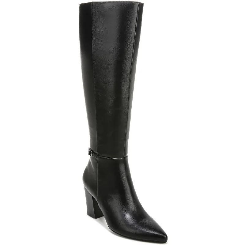 LifeStride Womens Stratford Faux Leather Zipper Knee-High Boots Smart - Shoe Functionality Style  