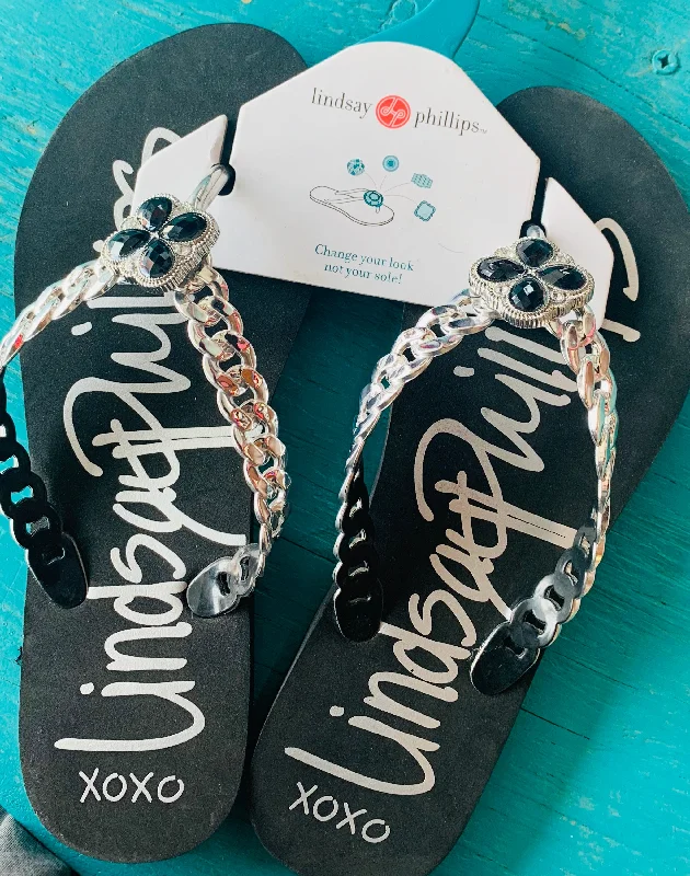 Sale - Lindsay Phillips Erica Flip Flops Bespoke Shoe Aesthetic 