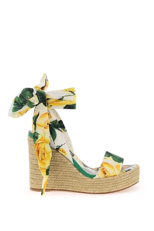 DOLCE & GABBANA lolita wedge sandals Lightweight Tennis Sneaker Look  