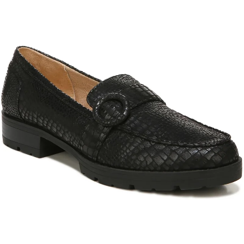 Lolly Womens Slip On Loafers Elastic - Sided Chelsea Look  
