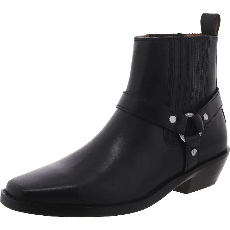 Madewell Womens Western Moto Leather Block Heel Cowboy, Western Boots Cowboy Boot Western Style  