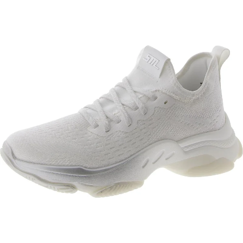 Magnetize Womens Knit Stretch Slip-On Sneakers Single - Buckle Monk Look  