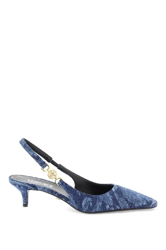 VERSACE medusa '95 barocco slingback pumps Art Deco - Inspired Shoe Look  
