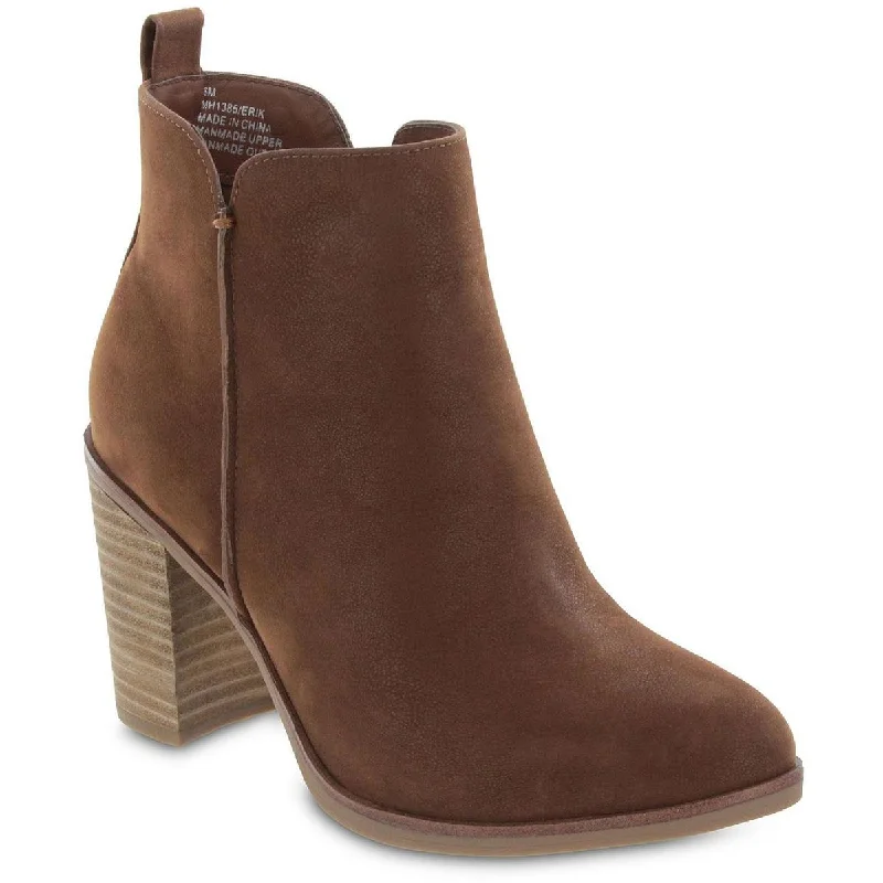 Mia Womens Erik Zipper Ankle Boots Desert Boot Utility Style  