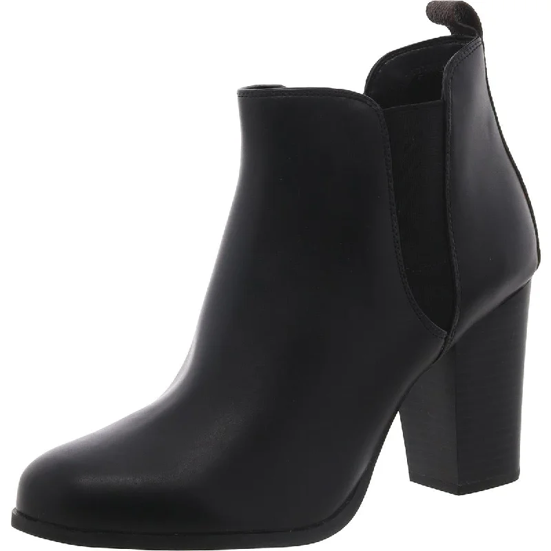 MICHAEL Michael Kors Womens Faux Leather Almond Toe Chelsea Boots Victorian - Era Boot Style  