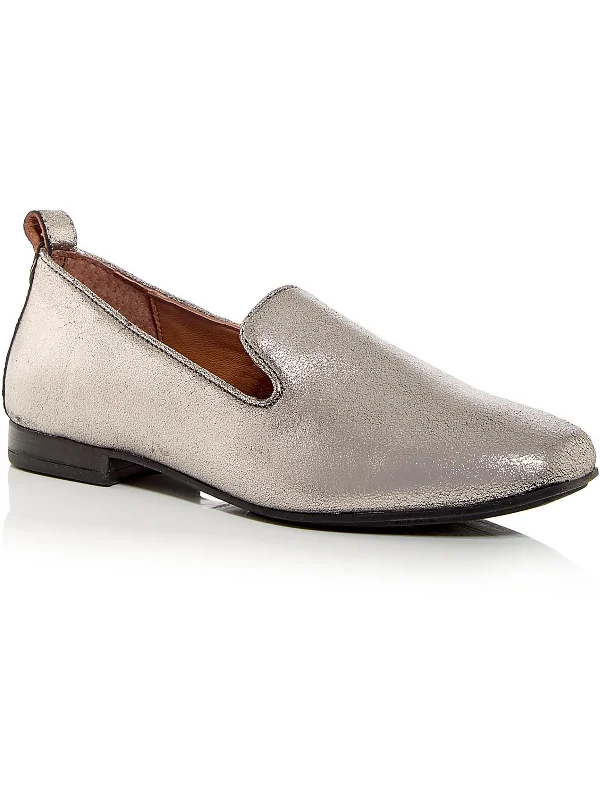 Morgan 2 Womens Leather Flat Loafers Victorian - Era Boot Style  