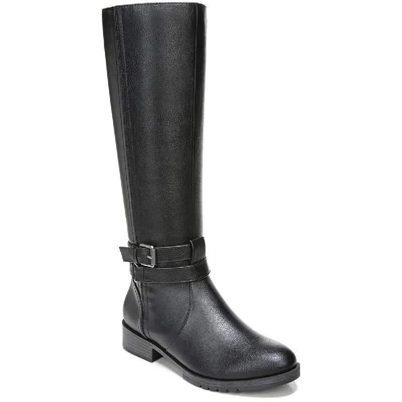 Naturalizer Womens GARRISON Round toe Side Zipper Knee-High Boots Retro Basketball Sneaker Design  