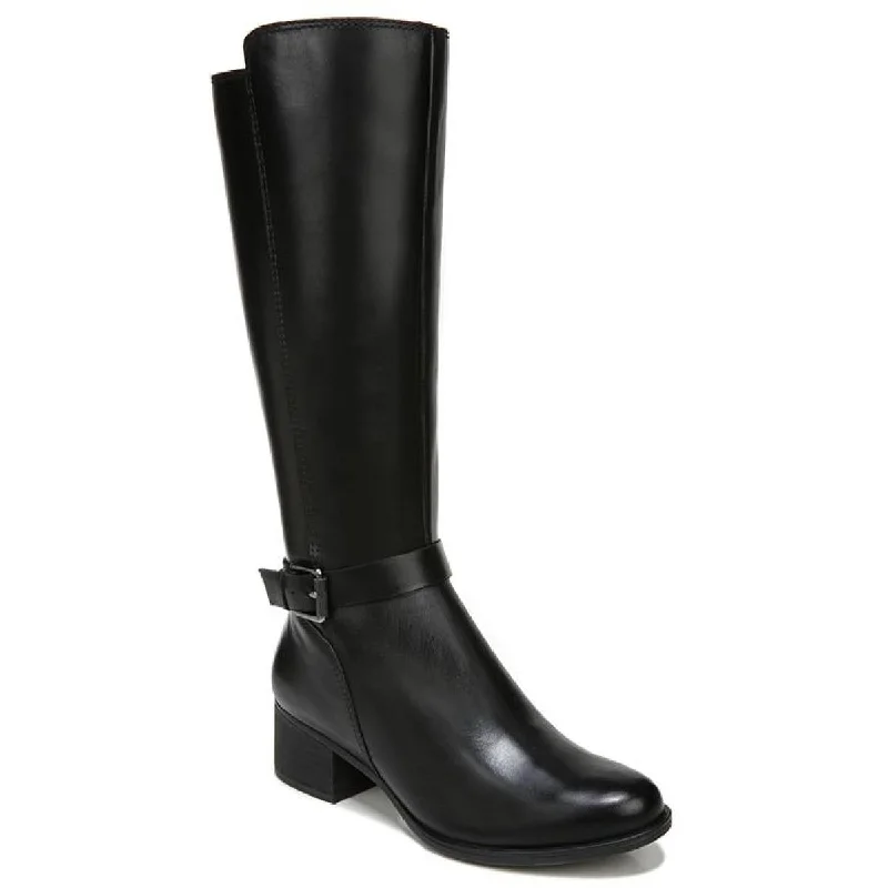 Naturalizer Womens Kalona Leather Wide Calf Knee-High Boots Glow - in - the - Dark Shoe Design  