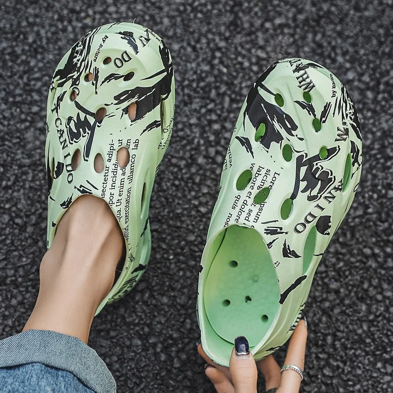 New Men Unisex Outdoor Beach Wholesale Women Yezzy Runner Summer Shoes Hot sale products Monochromatic Shoe Look  