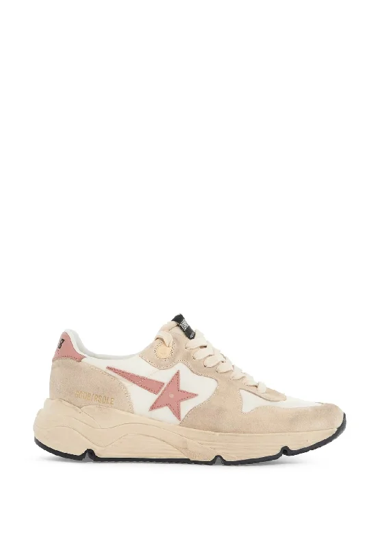 GOLDEN GOOSE nylon and suede running sneakers with durable sole Vintage Oxford Appeal 