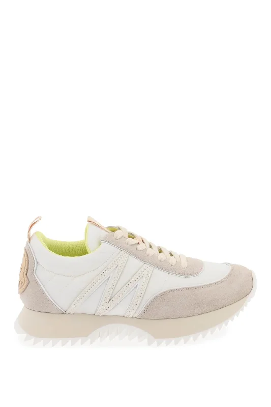 MONCLER pacey sneakers in nylon and suede leather. Quick - Dry Hiking Shoe Style   