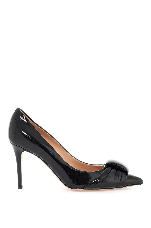 GIANVITO ROSSI "patent leather décollet Loose - Fit Slipper Style  