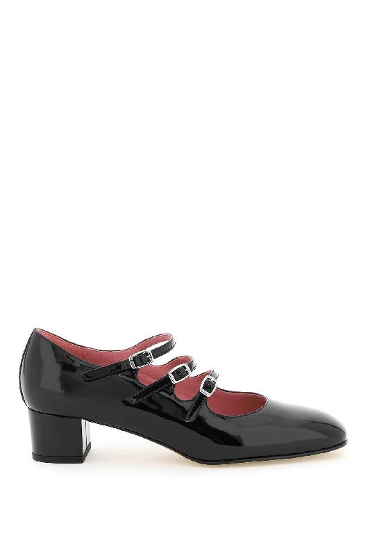 CAREL patent leather kina mary jane Rubber - Sole Plimsoll Look  