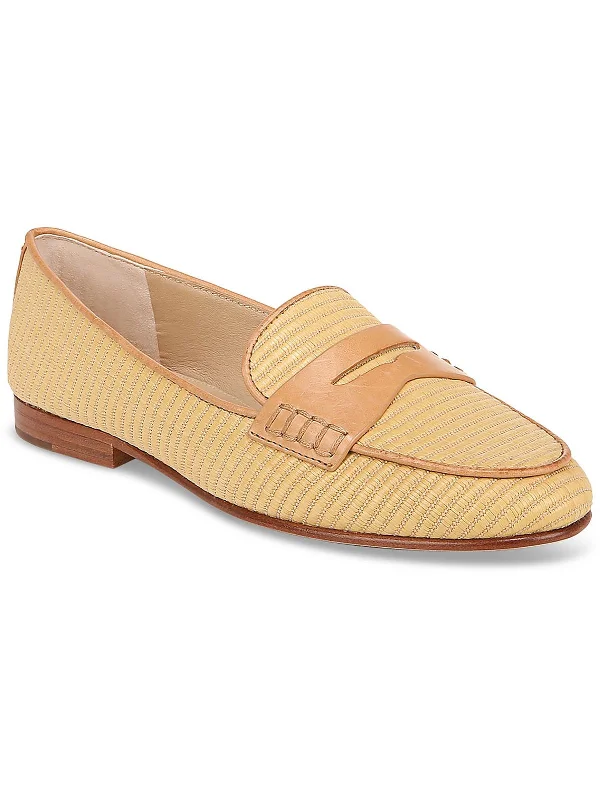 Penny Womens Faux Leather Slip-On Loafers Casual Loafer Style          