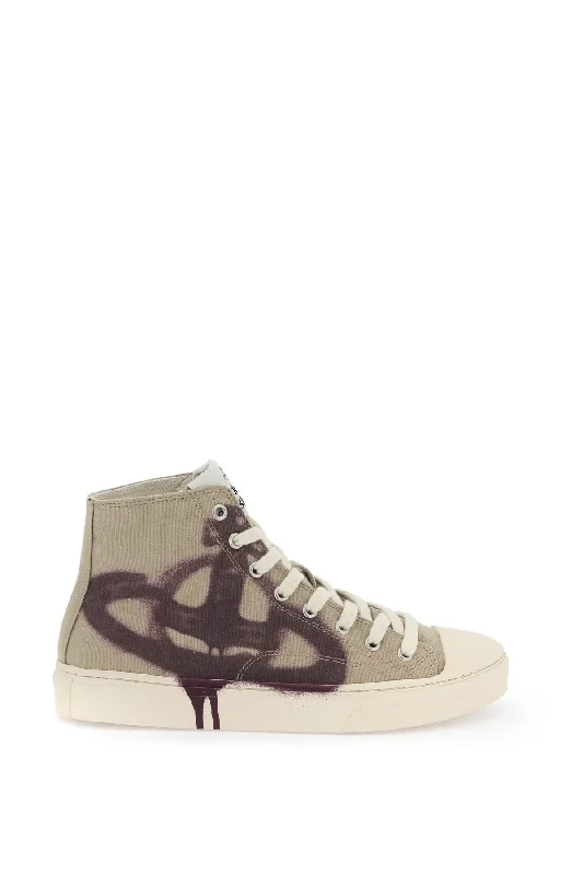 VIVIENNE WESTWOOD plimsoll high top sneakers Brogue Oxford Aesthetic 