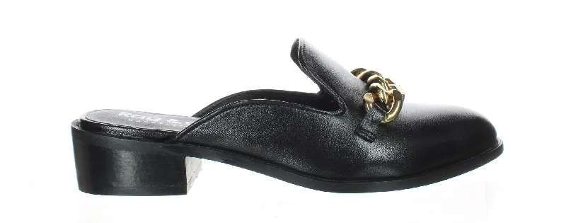 Rag & Co Womens Mules Sz 8 Ivy League - Inspired Derby Look 