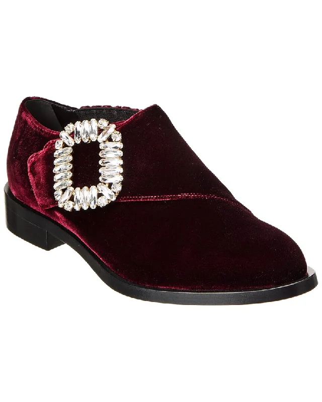 Roger Vivier Monk Velvet Loafer Neon - Accent Sneaker Look  