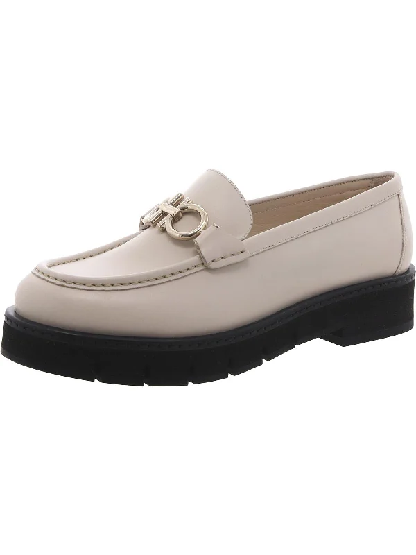 Rolo Womens Faux Leather Bit Loafers Athleisure Derby Style  