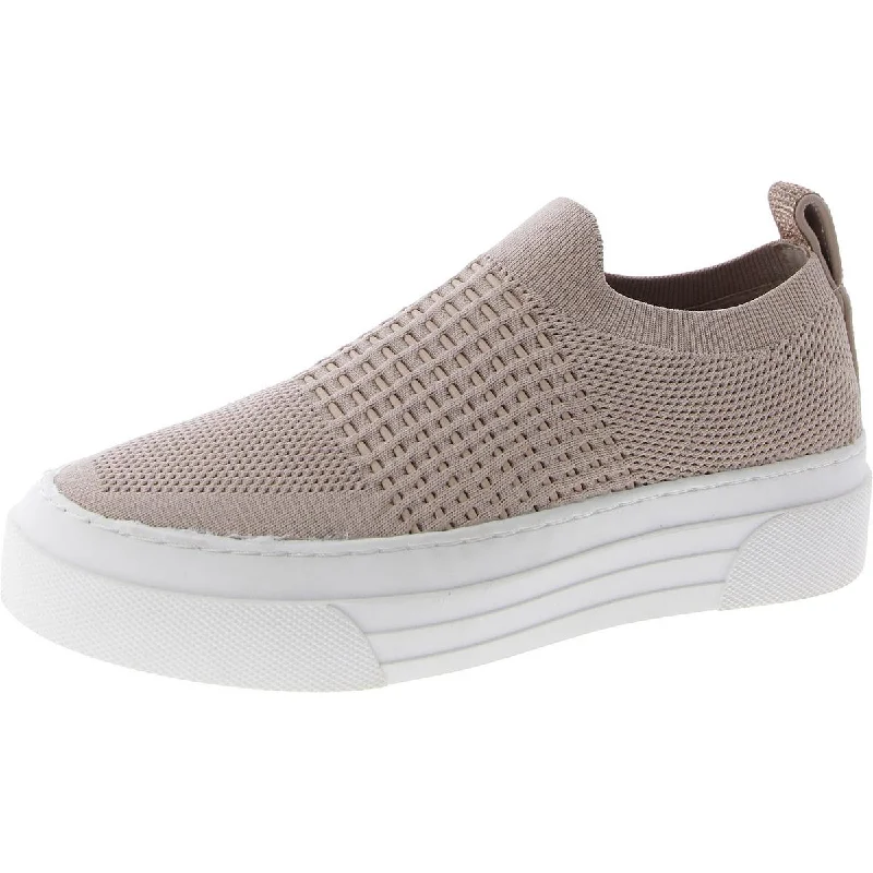 Sabina Womens Knit Laceless Slip-On Sneakers Suede Desert Boot 