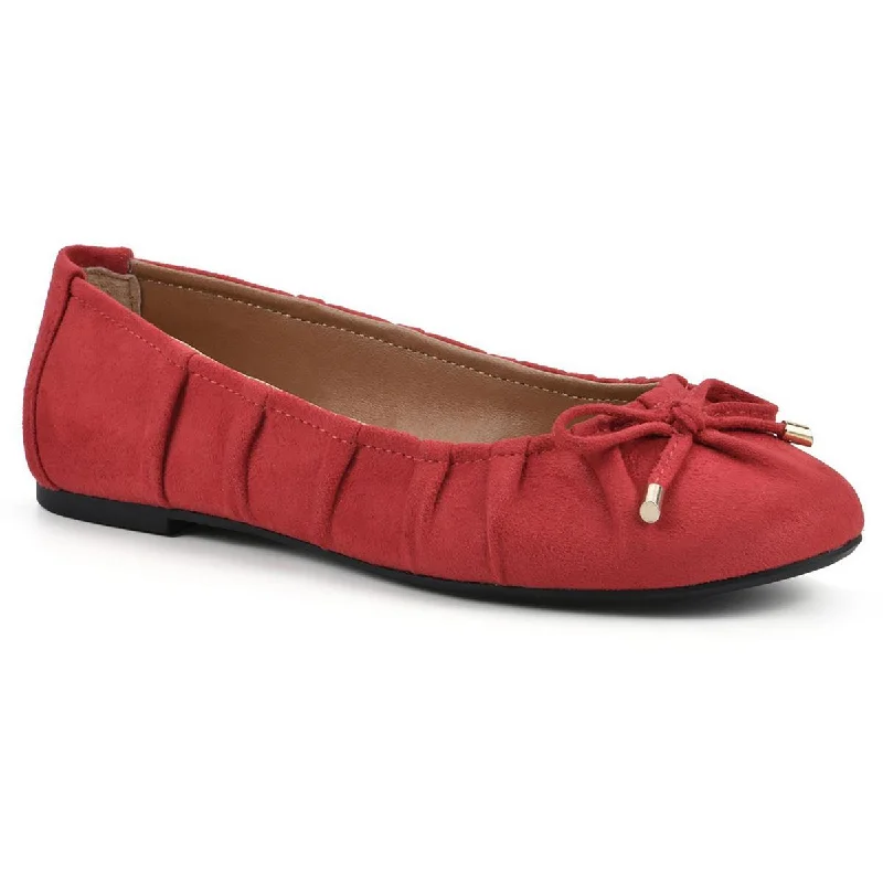 Sakari Womens Bow Ballet Loafers Bespoke Shoe Aesthetic 