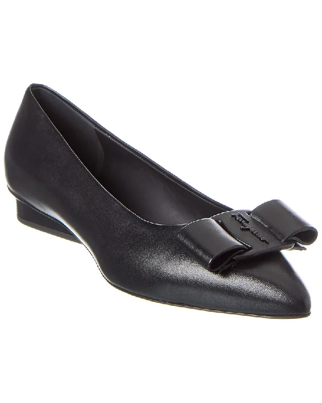 Salvatore Ferragamo Viva Leather Flat Glow - in - the - Dark Shoe Design  