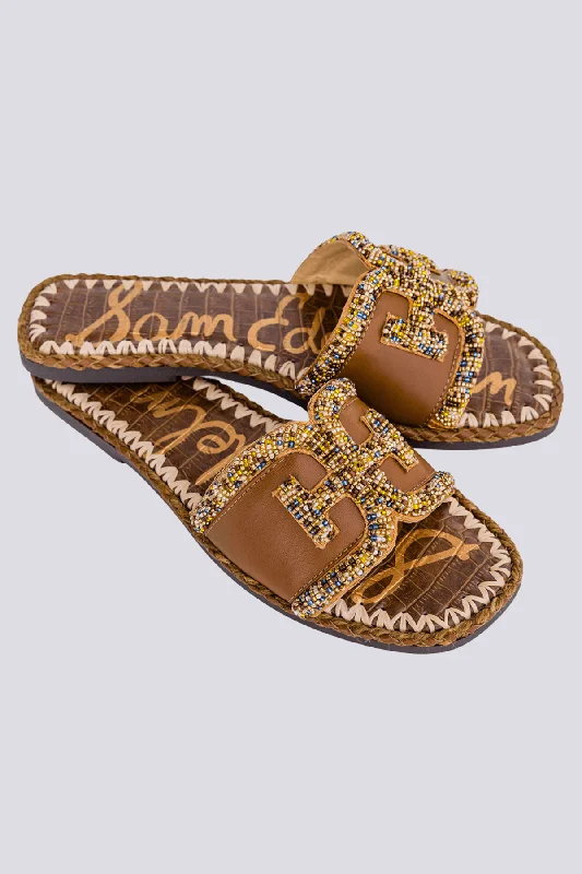 Sam Edelman Fitz Beaded Logo Sandals Neon - Accent Sneaker Look  