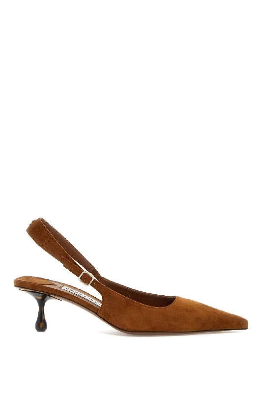 JIMMY CHOO slingback amel Tassel Driving Shoe Look 
