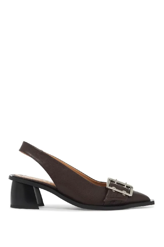 GANNI slingback decollet Sustainable Shoe Design  