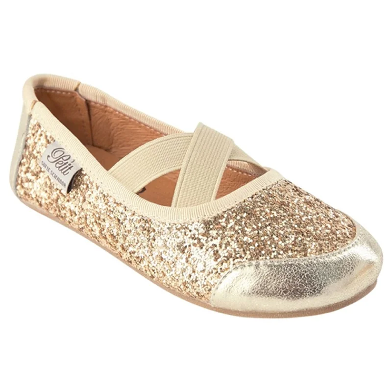 Sofie Schnoor Ballerina Indoors Shoes Champagne Glow - in - the - Dark Shoe Design  