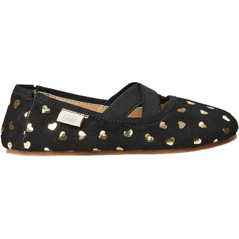 Sofie Schnoor Black Indoor Shoes Athleisure Derby Style  