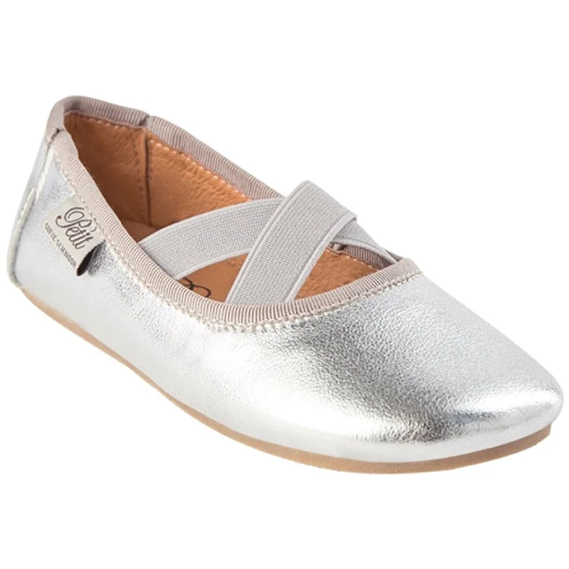 Sofie Schnoor Indoor Shoes Silver Victorian - Era Boot Style  