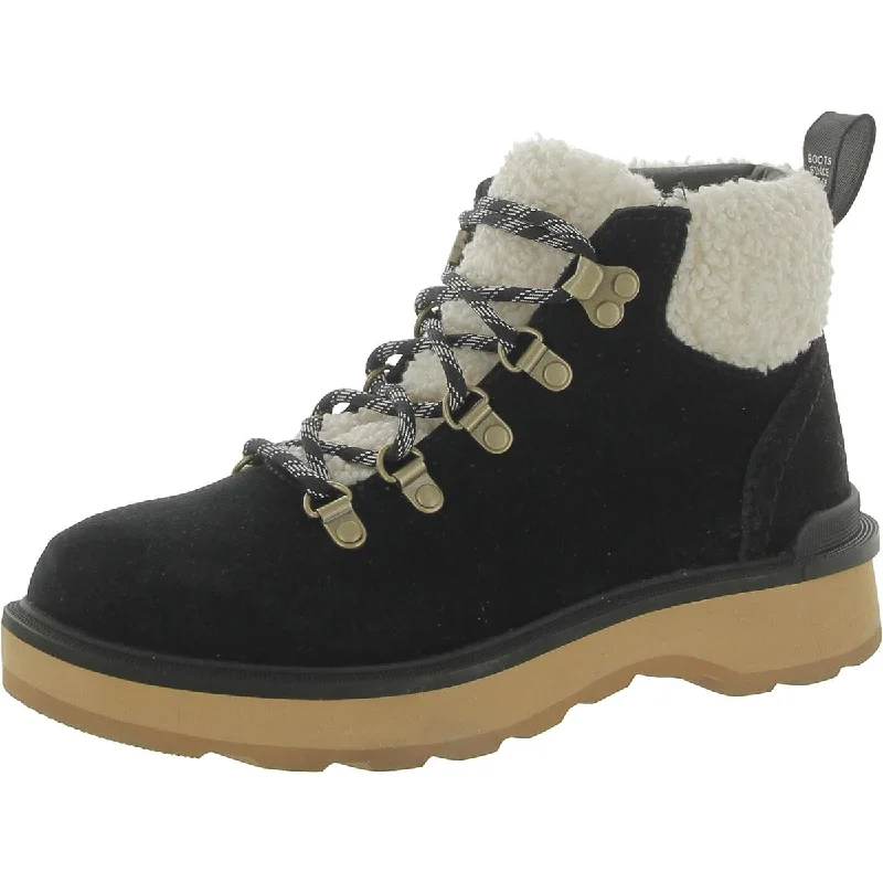 Sorel Womens Hi-Line Leather Ankle Hiking Boots Desert Boot Utility Style  