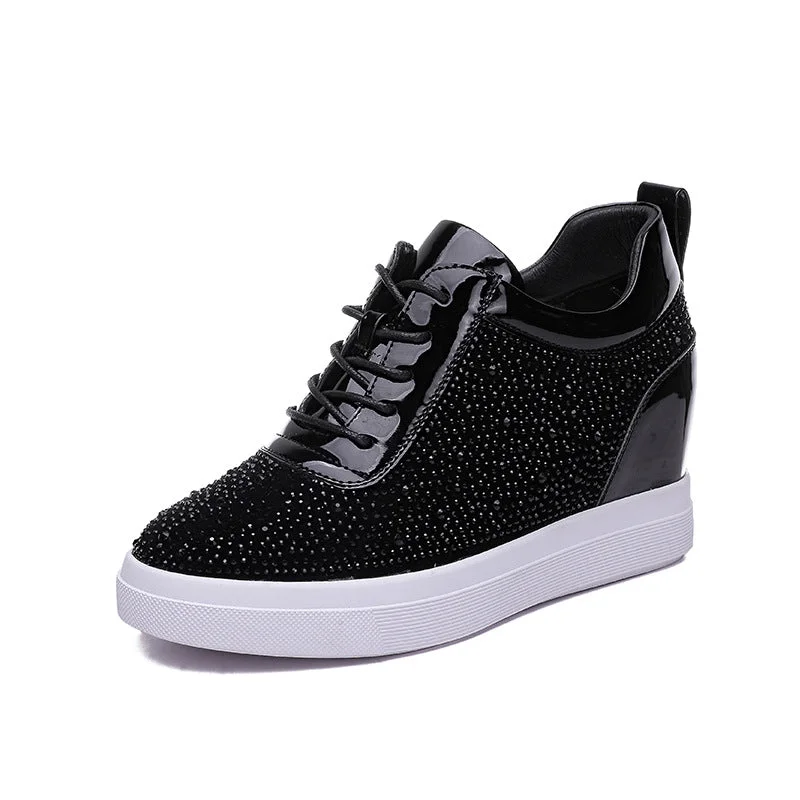 black lace-up