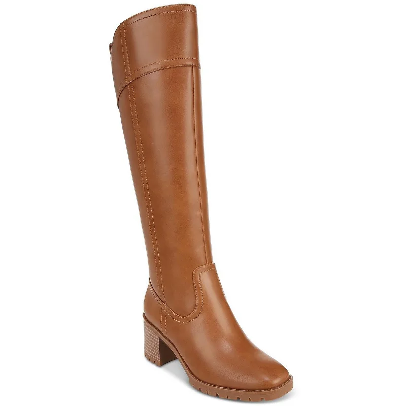 Style & Co. Womens Colett Faux Leather Square Toe Knee-High Boots Tech - Inspired Sneaker Look  