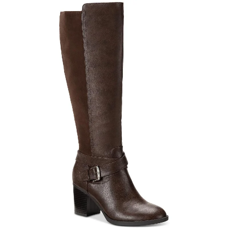 Style & Co. Womens Hazell Tall Block Heel Knee-High Boots Art Deco - Inspired Shoe Look  