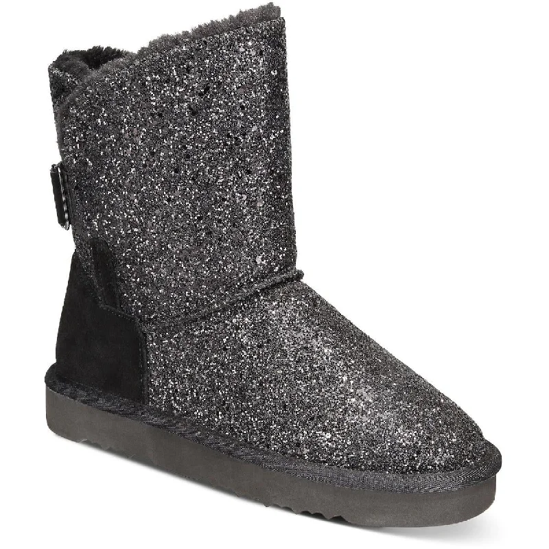 Style & Co. Womens Teenyy F Glitter Cold Weather Winter & Snow Boots Edwardian Shoe Look  