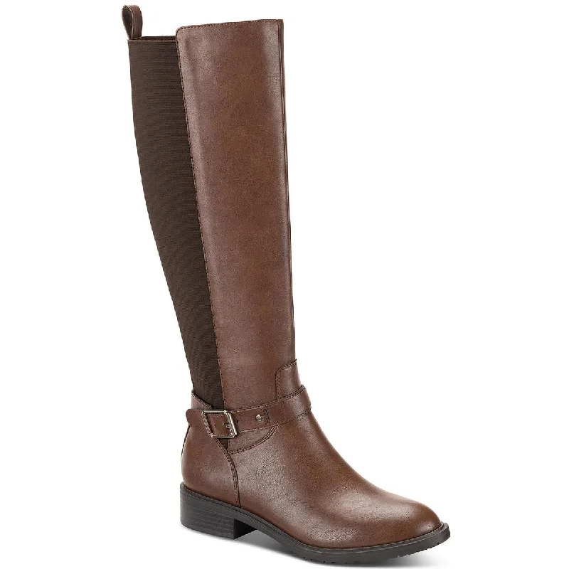 Style & Co. Womens Valenciaa Faux Leather Tall Knee-High Boots Hip - Hop Sneaker Style  