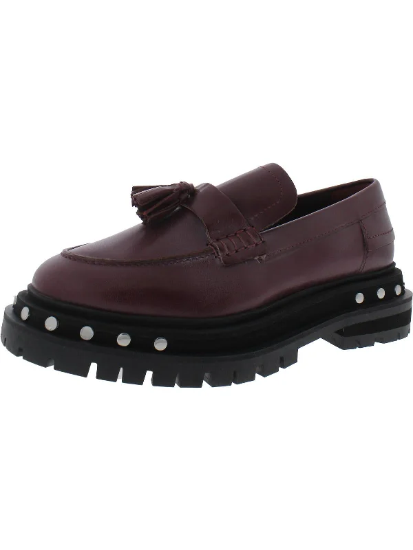TEAGAN TASSEL Womens Platform Slip-on Loafers Glow - in - the - Dark Shoe Design  