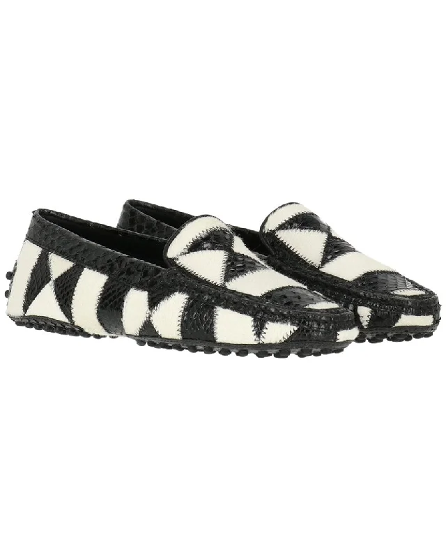 TOD’s All Over Design Leather Loafer Retro Basketball Sneaker Design  