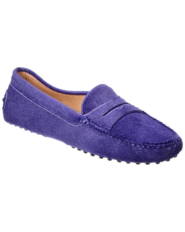 TOD’s Gommini Haircalf Loafer Two - Tone Shoe Design  