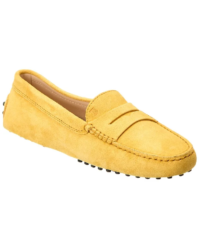 TOD’s Gommini Suede Loafer Loose - Fit Slipper Style  