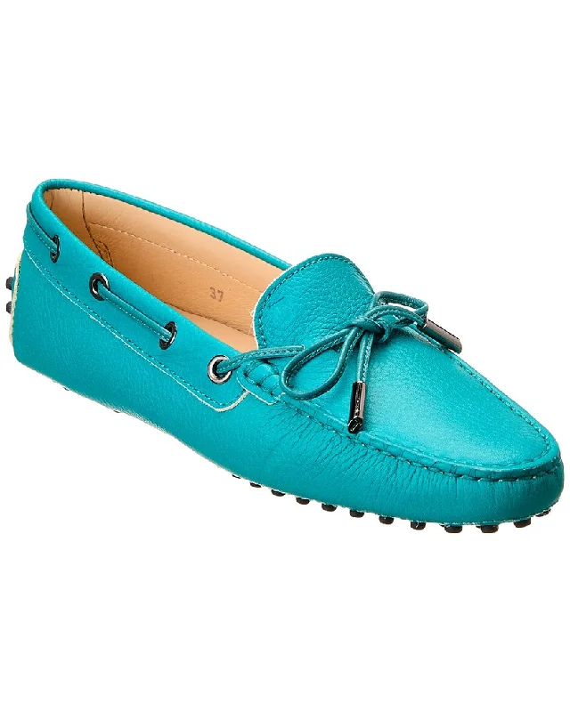 TOD’s Gommino Leather Loafer Hemp - Material Shoe Style  
