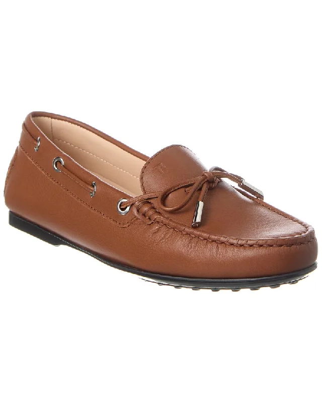 TOD’s Knot Detail Leather Loafer Smart - Shoe Functionality Style  