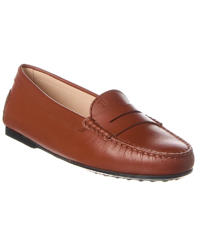 TOD’s Logo Leather Loafer Sustainable Shoe Design  