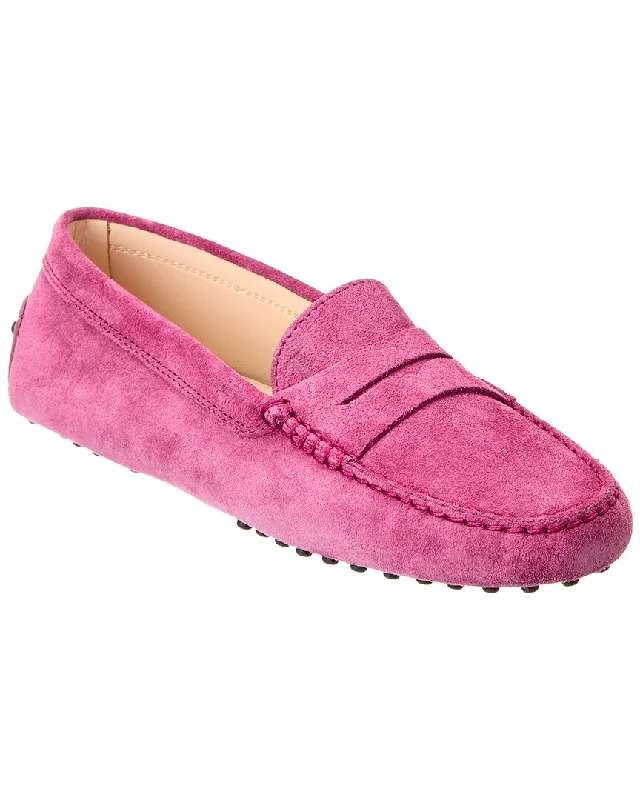 Tod's Gommini Leather Loafer Slide Sandal Beach Style  