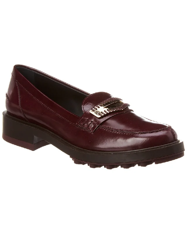 TODs Leather Oxford Artisan - Crafted Loafer Style  