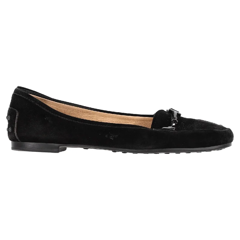 Tod's Loafers in Black Suede Hip - Hop Sneaker Style  