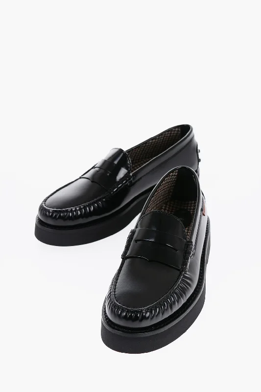 Tod's Patent Leather Penny Loafers Patchwork Shoe Aesthetic  
